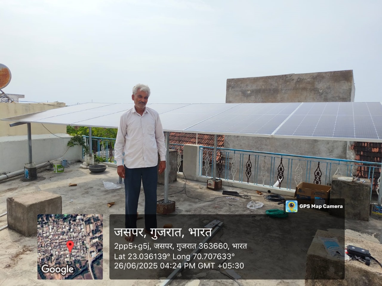 Solar installation for customer 15