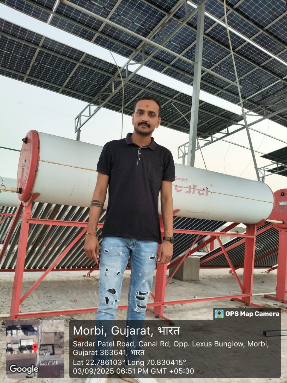 Solar installation for customer 25